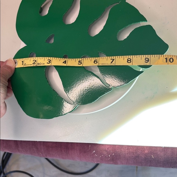 Rachel’s Welding  Trivet  heavy duty metal  grass green  will hold whatever fits - Picture 7 of 8